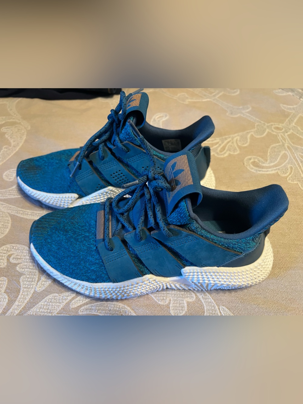 adidas Women’s Teal/Blue Athletic Sneakers - Lace-Up Casual Trainers
